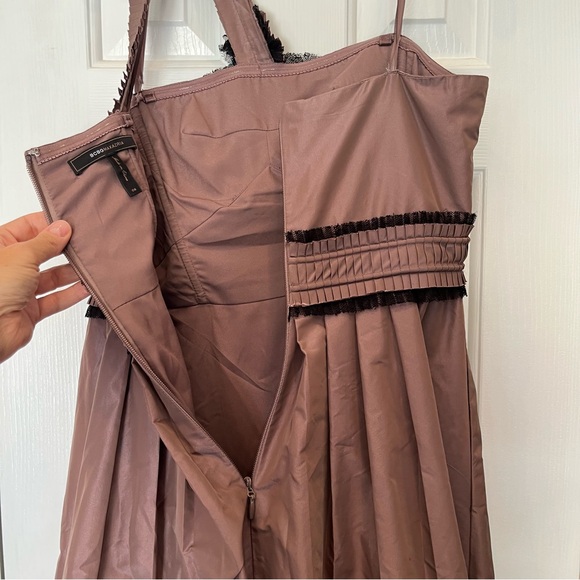 BCBG MAX AZRIA $458 MLBRYMIST Prom Party Gown 6 Long Dress Bubble Lace Event - Picture 12 of 15